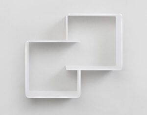 Mensola cubo 4 lati Opalino - DESIGN 1 - immagine 3